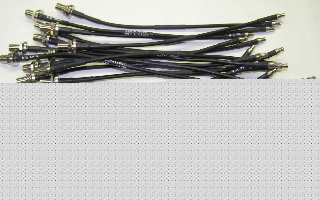 Twenty-five rf cables with sma/smb female...7-1/2