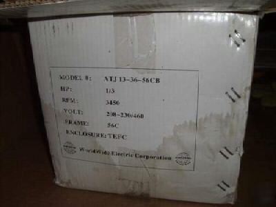 Industrial fractional motor p/n: ATJ13-36-56CB