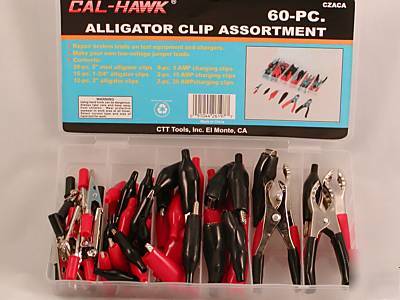 New 60 pc. electrical alligator clip set ( )