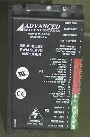 Amc X02-B12A6L brushless pwm servo amplifier