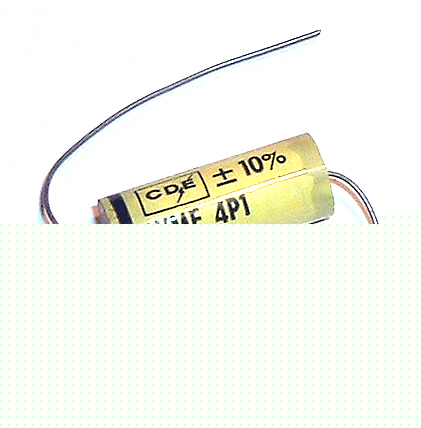 Axial film capacitors ~ .1UF 400V 10% (20)