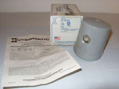 New intermatic K1222 photo controller in box