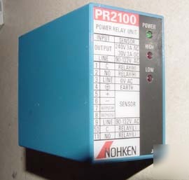 Nohken inc power relay unit PR2100