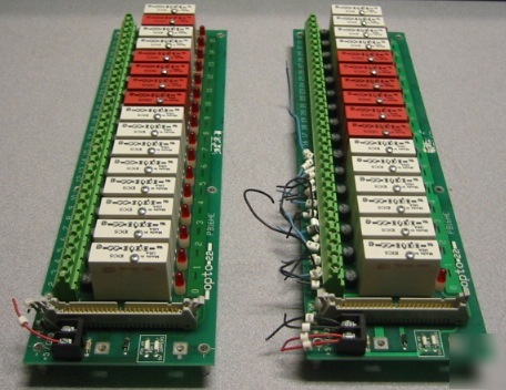 Opto 22/PB16HE/15 channel i/o board/lot of 2