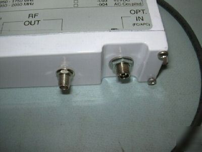 Ortel fiber optic receiver