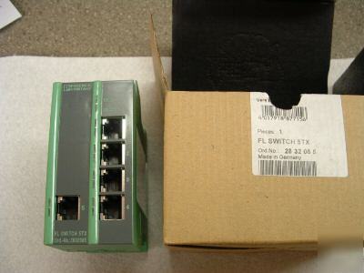 Phoenix contact fl switch 5TX, 2832085 din rail etherne