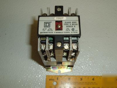 Square d control relay 8501-X080