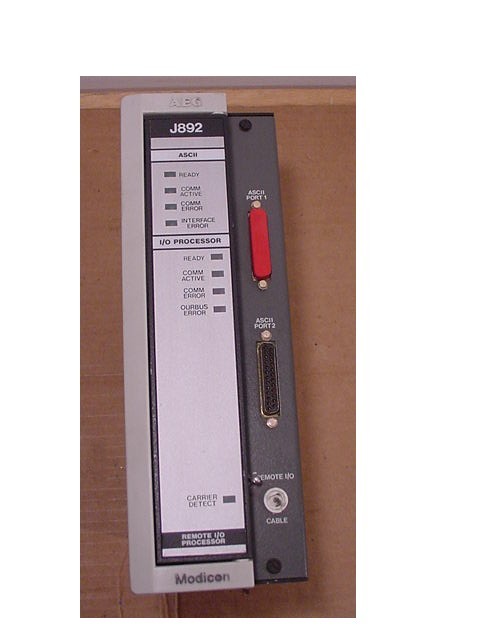 Aeg modicon as-J892-001 i/o processor module