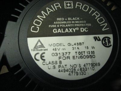 Comair rotron 031377(GL48B7) Â·dc tubeaxial fans