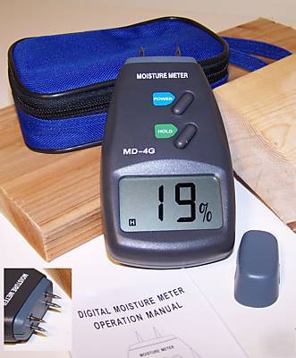 Digital moisture meter wood woodworking damp wall test