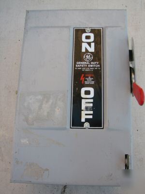 Ge safety switch TG3221 30 amp 240 volt 1PH 125EE