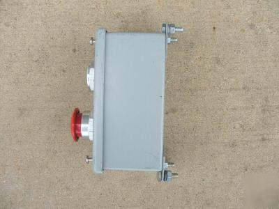 Hoffman 2 switch push button enclosure w/ 2 switches