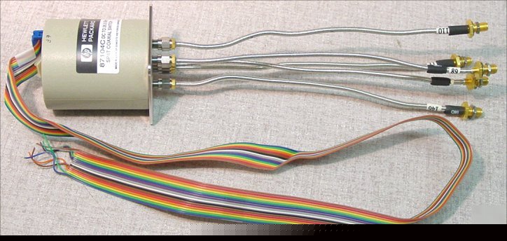 Hp 87104C coaxial switch SP4T dc-26.5 ghz