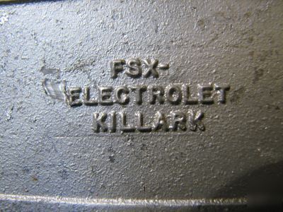 Hubbel explosion proof plug wet location 79EC