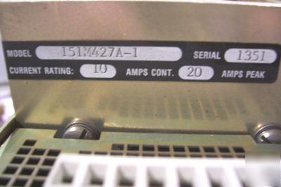 Moog brushless servomotor controller 151M427A-1 