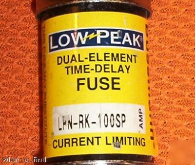 New buss low peak lpn-rk-100SP fuse LPNRK100SP 100 amp