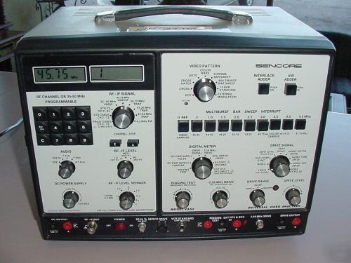 Sencore universal video analyzer model va 62