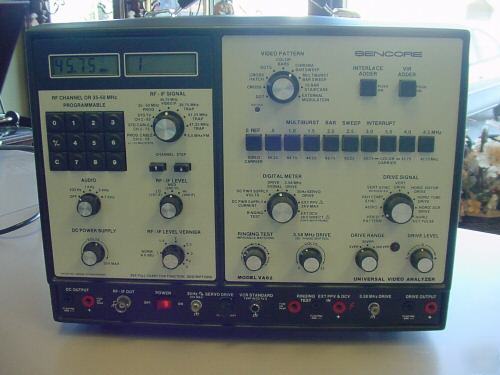 Sencore universal video analyzer model va 62
