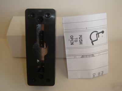 Stainless steel request to exit / push plate #FASEB10A