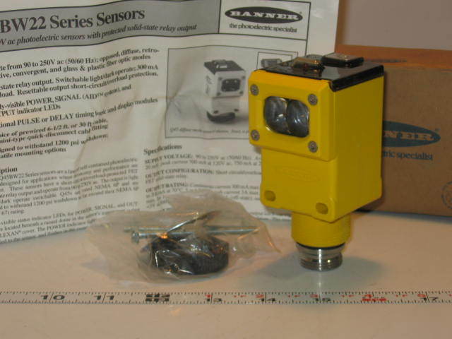 New banner Q45 series diffuse sensor Q45BW22DLQ