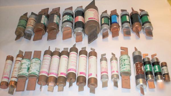 New grab bag lot of fuses time delay fuse gould littel