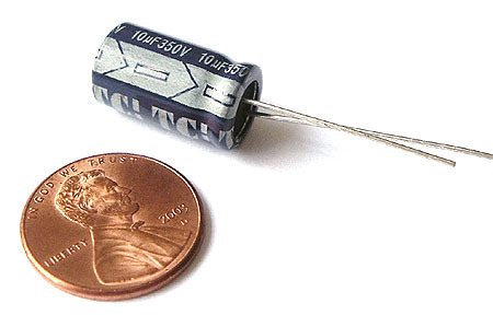 New radial electrolytic capacitor 10UF 350V stock (10)