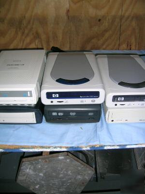 Qty 6, cd/dvd rewritter or burner, one lot deal 