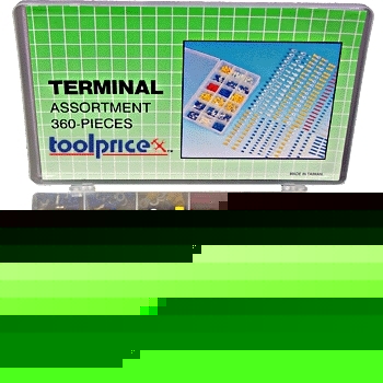 360 pc solderless terminal connector tool kit