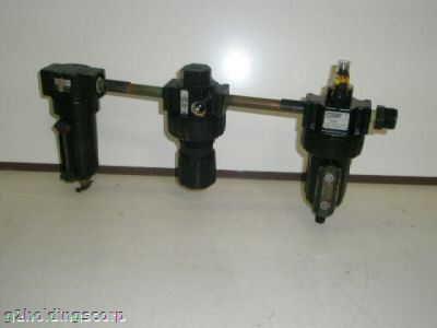 Lot of 3 gast valves: AH105L, AH103F, AH104R