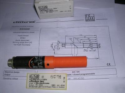 New ifm efector capacitive sensor-switch, KG3500