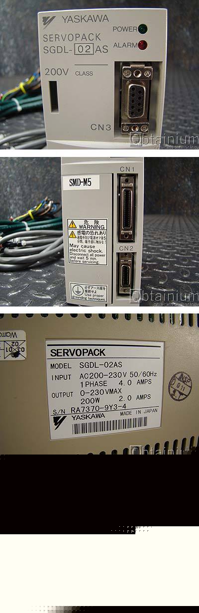 Yaskawa sgdl-02AS servopack ac 0 - 230V 200W thk