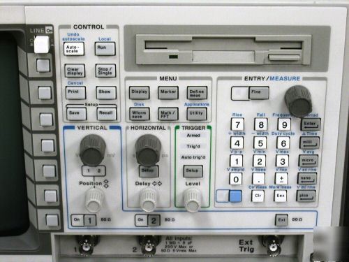 Agilent 54522A 2CH, 500MHZ, 2GS/s scope