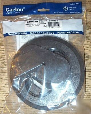 Carlon E97DSB duplex floor cover non-metallic brown
