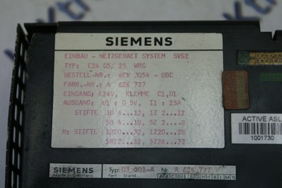 Siemens 6EV3054-obc - system 3 power supply