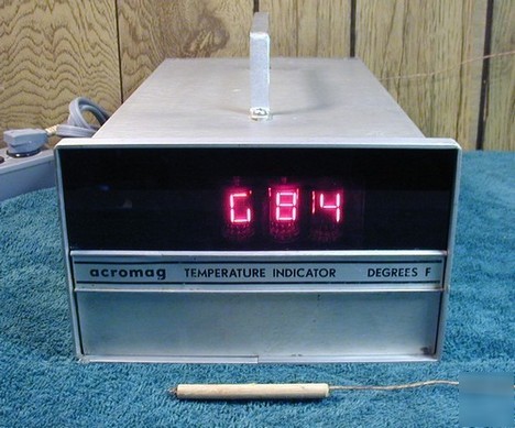 Acromag digital temperature indicator - f degrees