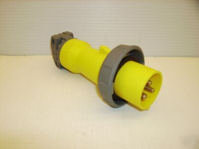 Hubbell pin & sleeve plug HBL320P4W 320P4W 20A 125 volt