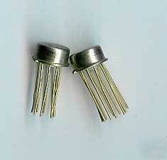 Lot of 2 LM723CH nsc op amps nos 1972 date code LM723*