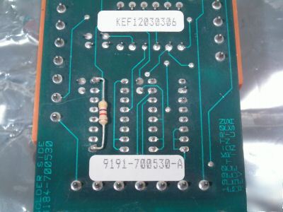 K-tron scale interface board, p/n 9191-70053 