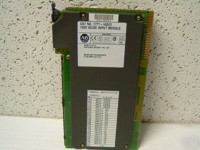 Allen bradley ac/dc input module 120V 1771 iad d <629F4