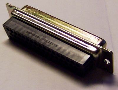 Amp tyco d-subminiature connector 50 contact # 205211-1