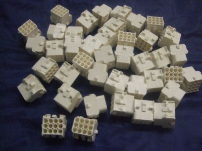 New (49) universal mate-n-lok 12 circuit housings
