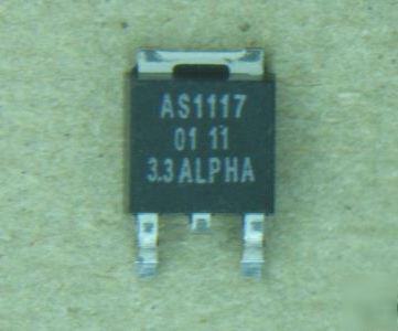 New sipex 3.3V/800MA ldo regulator AS1117R-3.3, , qty.10