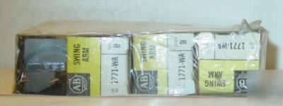 *lot of 3* allen bradley 1771-wa swing arm term strips