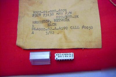 50PC bechman resistor network bi 899-3R8-2K 14 pin 