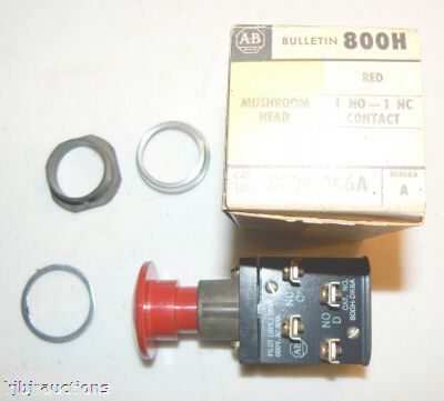 Ab allen bradley 800H hd mushroom head switch 
