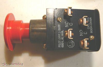 Ab allen bradley 800H hd mushroom head switch 