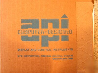 Api, model 0461, panel dc ammeter, 0-25DCMA, 