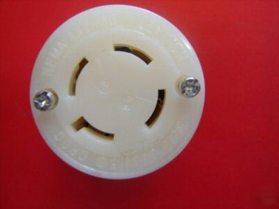 Leviton locking connector 30A/600V L17-30C 2743