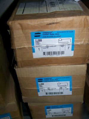 New lot conduit body crouse hinds LL888 3