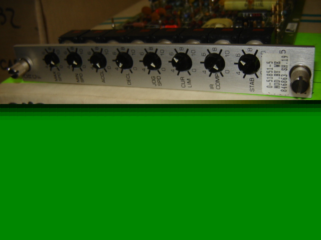 Reliance 0-51851-5 card modified by WE846863-SH19